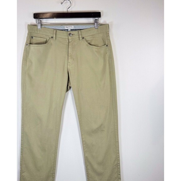 Peter Millar Mens Pants Khaki Chino Straight Crown Performance Stretch Golf 33x2 - Picture 4 of 10